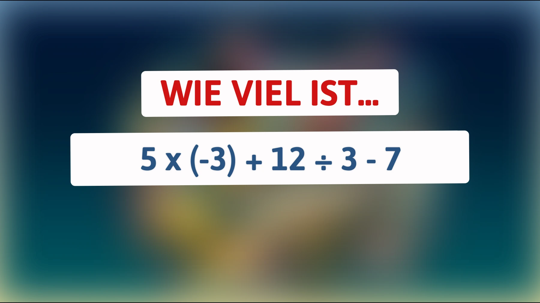 Nur 1% der Menschen können dieses Mathe-Rätsel lösen: Bist du dabei?"