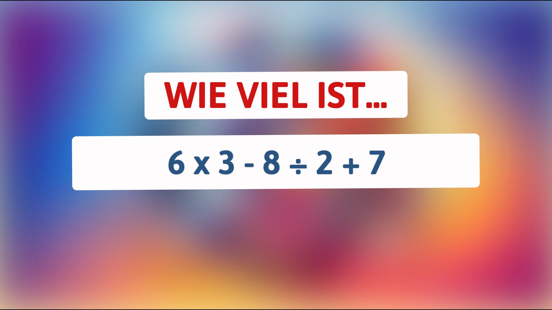 Nur mathematische Genies können diese knifflige Gleichung lösen: Bist du clever genug für die Herausforderung?"